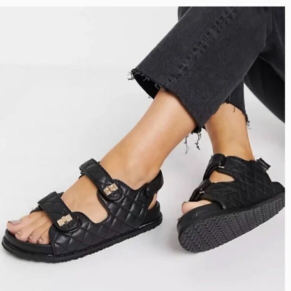 Mercer & madison quilted sandals new - Picture 1 of 2